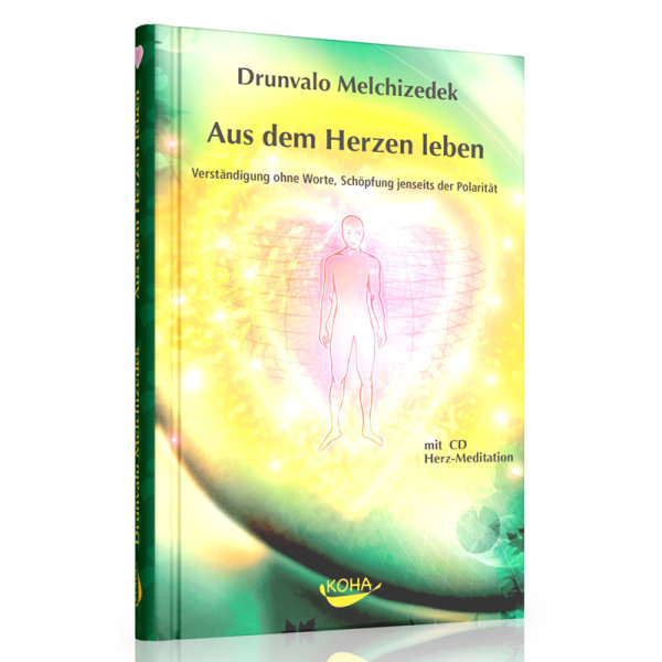 Drunvalo Melchizedek "Aus dem Herzen leben" Hardcover mit CD