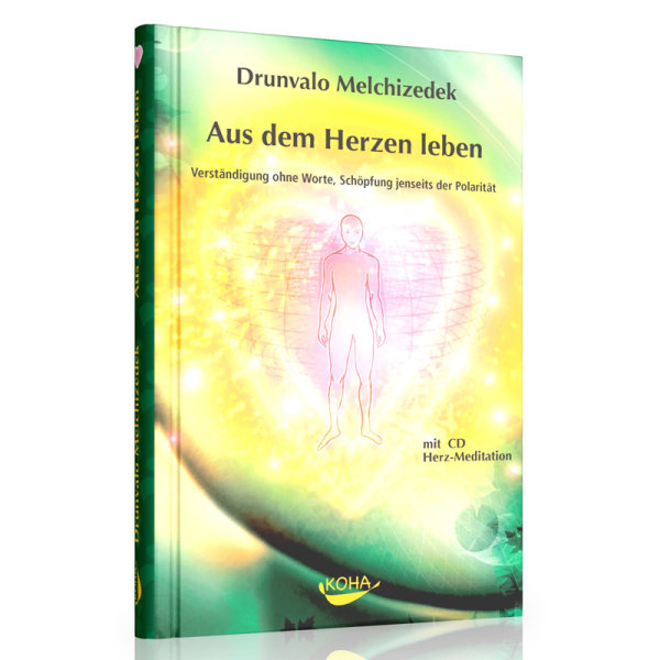 Drunvalo Melchizedek "Aus dem Herzen leben" Hardcover mit Download