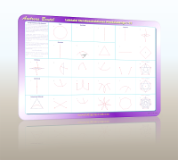 Lehrtafel und Lerntafel Sternkonstruktionen Mandaladesign 1-12