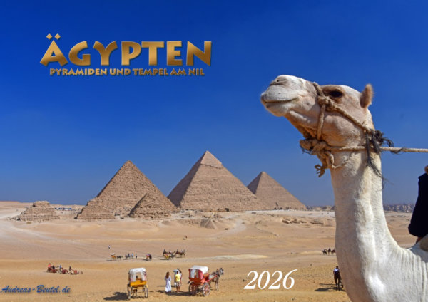 Andreas Beutel "Fotokalender 2026 Ägypten A3"