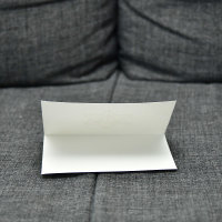 Verwandlungspostkarte Metatrons Würfel farbig