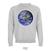 Sweatshirt als Statement "Freies Herz, Freier Mensch, Freie Erde"