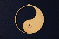 Yin-Yang Raumschmuck Anhänger, 65 mm